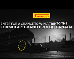 Pirelli Canada FORMULA 1 GRAND PRIX Contest