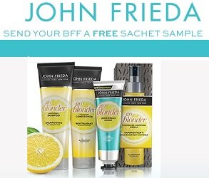 John Frieda Canada 2019 Contests & Free Sample giveaways