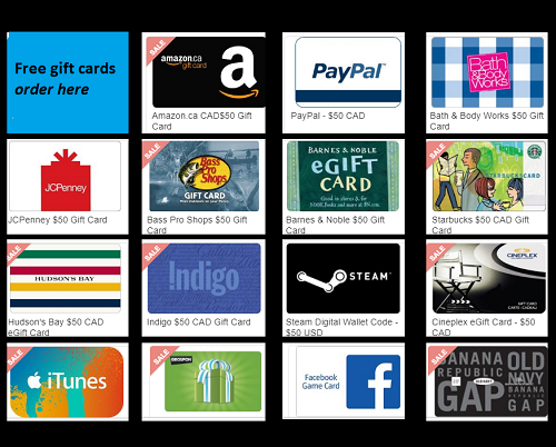 Swagbucks rewards, see some of the rewards and free gift cards you may claim